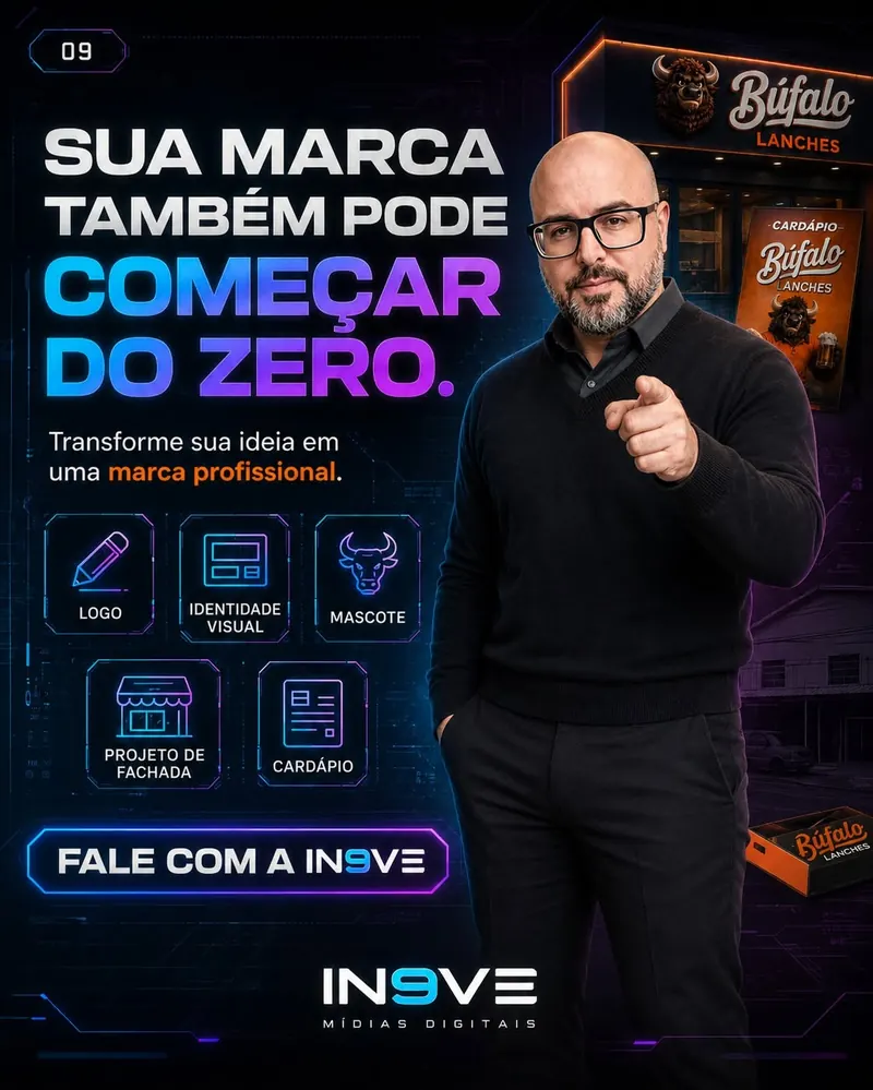 Bufalo Lanches, sua marca tambem pode comecar do zero