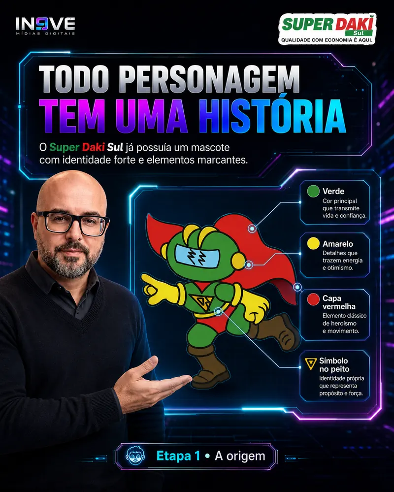 Super Daki Sul, todo personagem tem uma historia