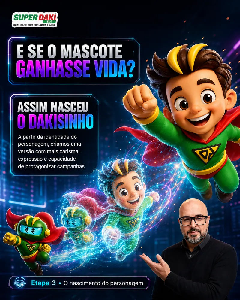 Super Daki Sul, o nascimento do Dakisinho