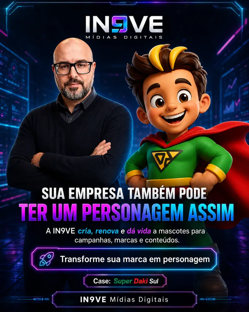 Sua empresa tambem pode ter um personagem assim